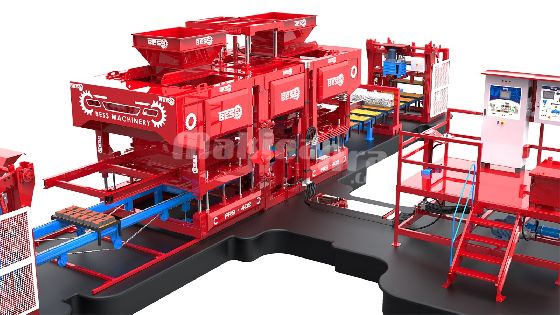 Satılık Parke Taşı Makinesi 300 m2 – Tam Otomatik