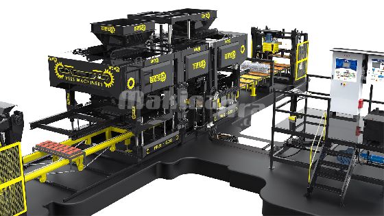 Satılık Parke Taşı Makinesi 400 m2 – Tam Otomatik