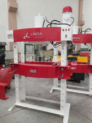 100 Ton Kollu Motorlu Linda Machine Hidrolik Atölye Presi 