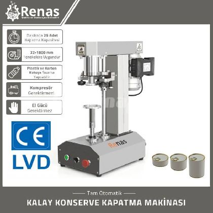 KALAY KONSERVE KAPATMA MAKİNASI